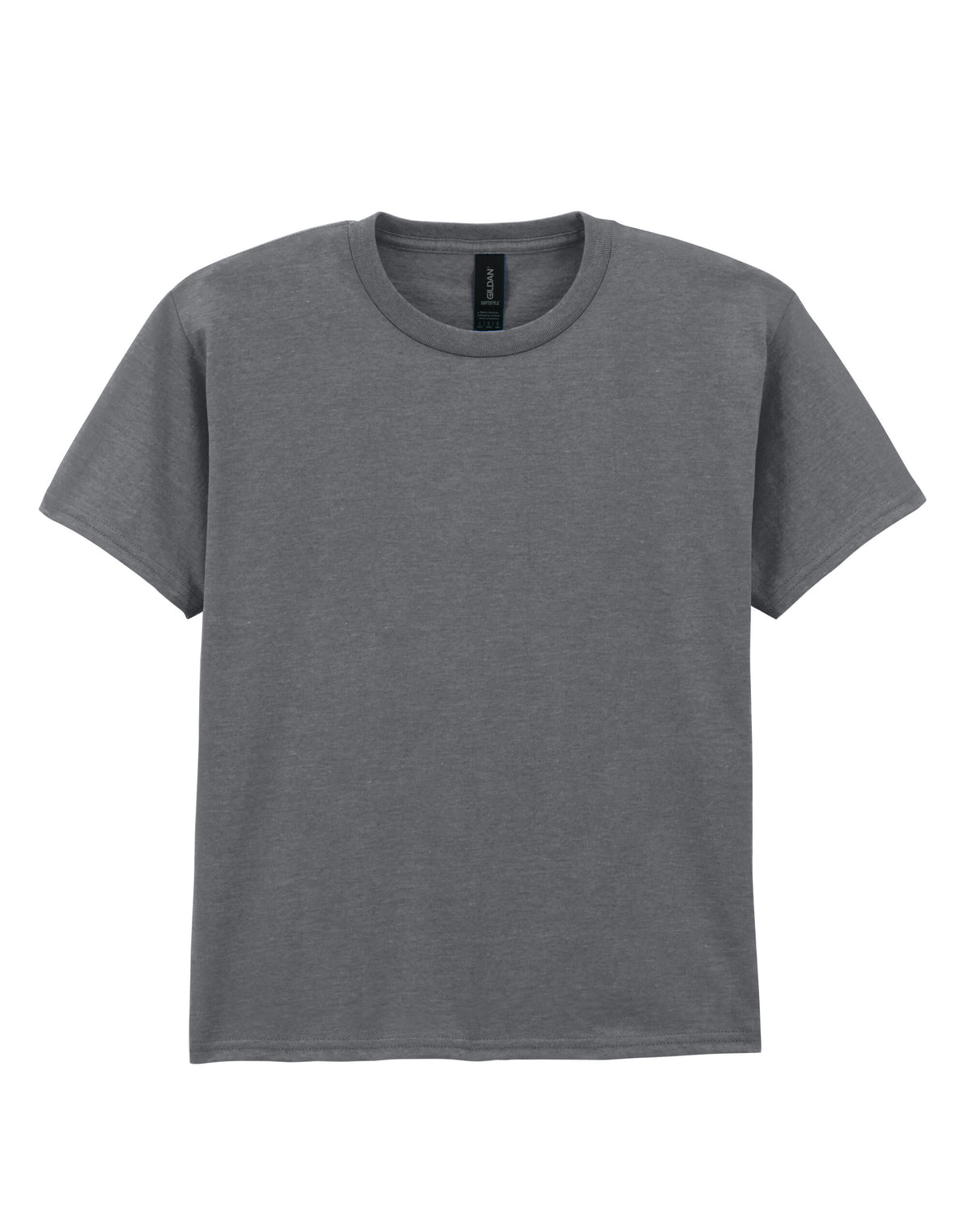 64000B Gildan Softstyle Youth T-Shirt - Graphite Heather - 64000B