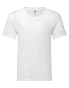 61442 FOTL Mens Iconic 150 V-Neck T - White - 61442