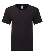 61442 FOTL Mens Iconic 150 V-Neck T - Black - 61442