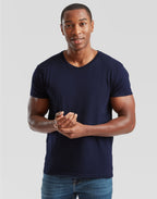 61442 FOTL Mens Iconic 150 V-Neck T - Deep Navy - 61442