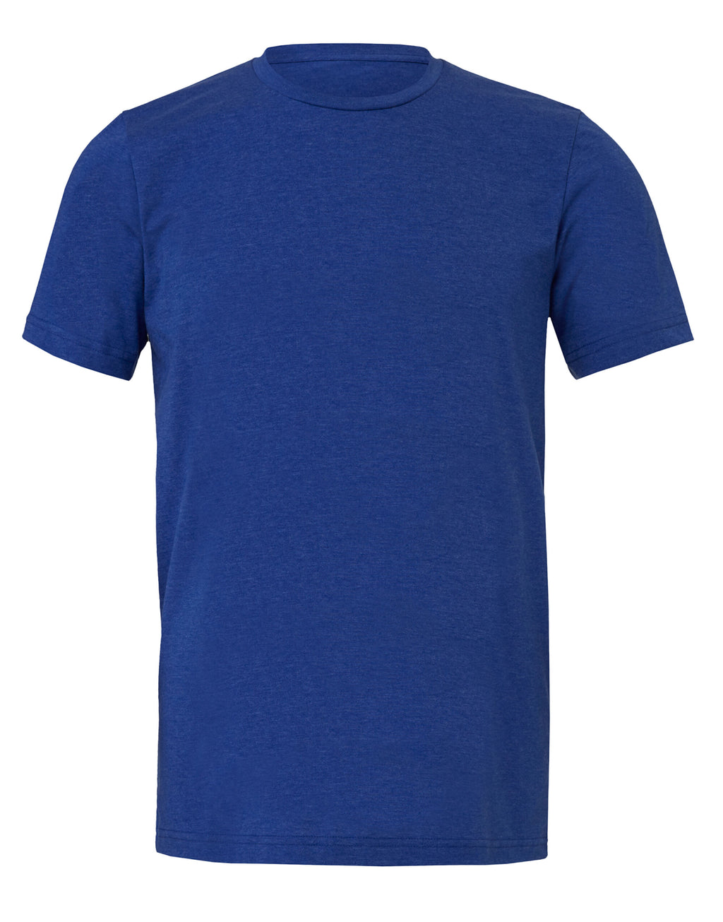 CA3001CVC Canvas Unisex Heather Jersey SS Tee - Heather True Royal - CA3001CVC