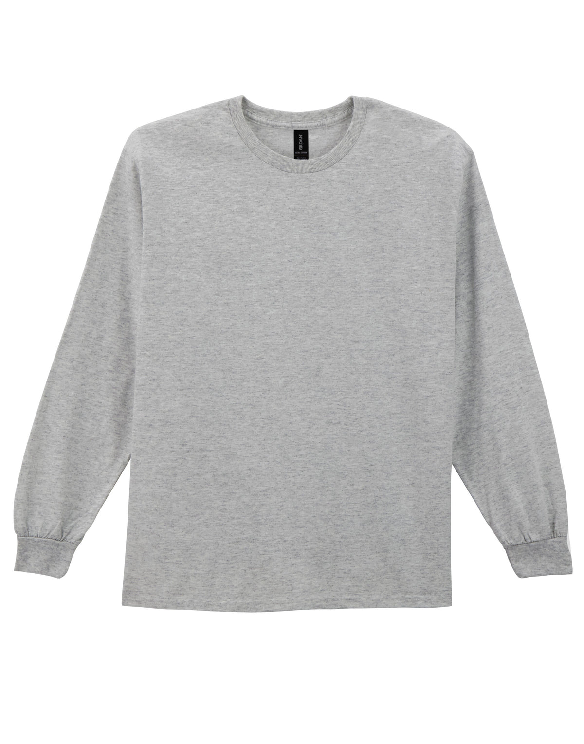 2400 Gildan Ultra Cotton Adult L/Sleeve Tee - Sport Grey - 2400