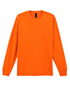 2400 Gildan Ultra Cotton Adult L/Sleeve Tee - Safety Orange - 2400