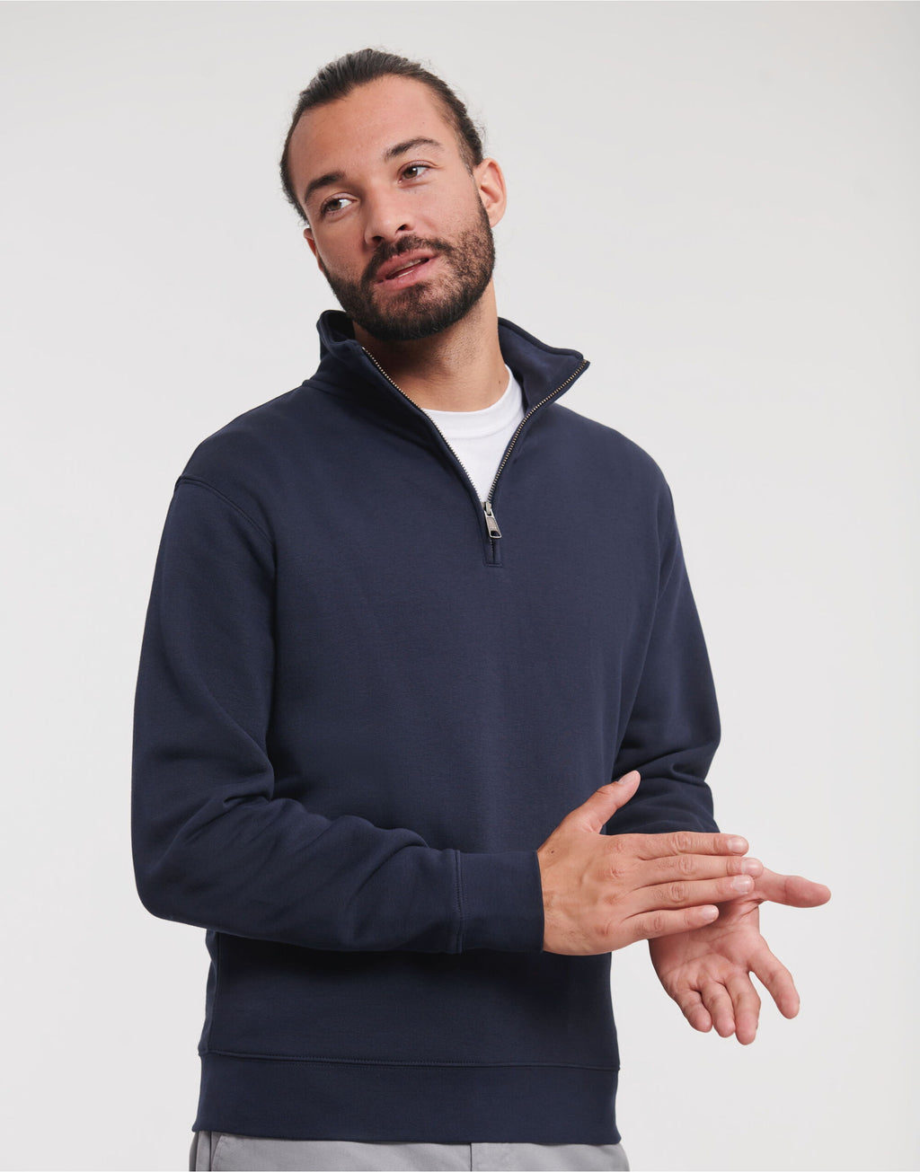 R270M Russell Authentic 1/4 Zip Sweat