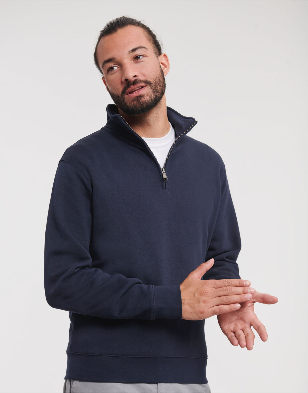 R270M Russell Authentic 1/4 Zip Sweat