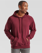 62140 FOTL Men's Lightweight Hooded Sweat - Burgundy - 62140