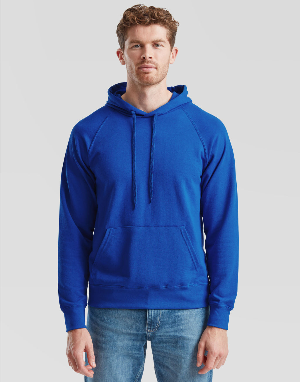 62140 FOTL Men's Lightweight Hooded Sweat - Royal - 62140