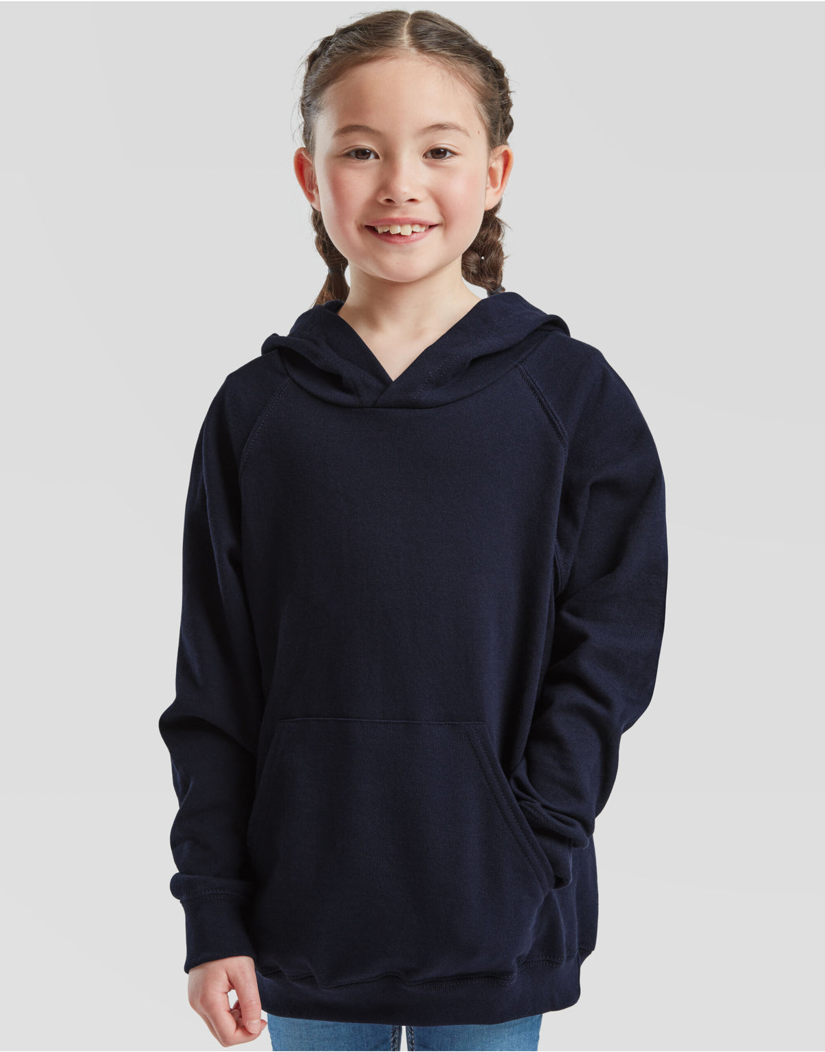 62009 FOTL Kids Lightweight Hooded Sweat - Deep Navy - 62009