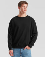 62138 FOTL Men's Lightweight Raglan Sweat - Black - 62138