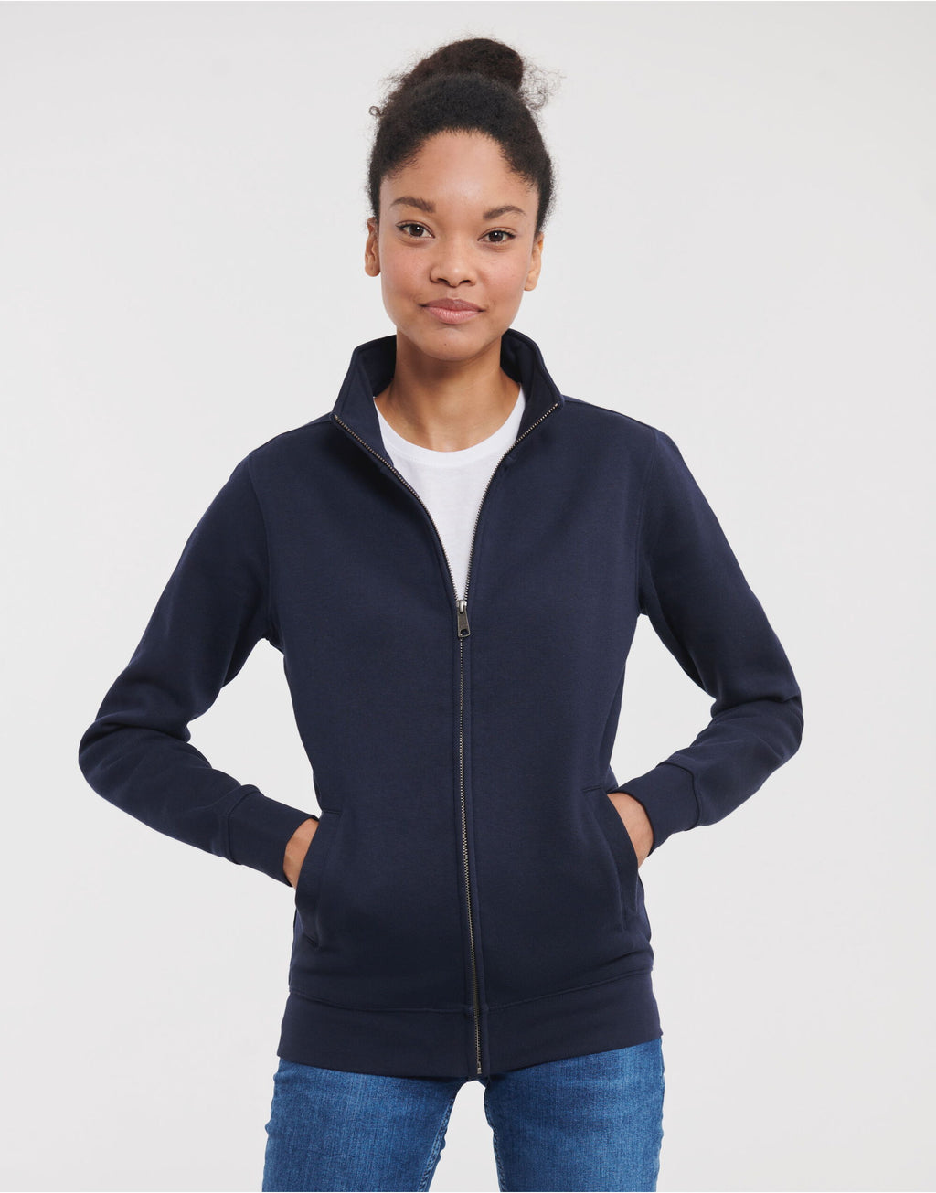 R267F Russell Ladies Authentic Sweat Jacket