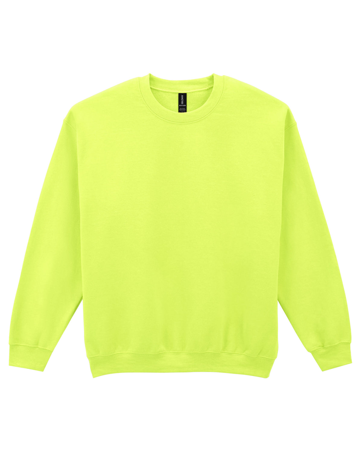 18000 Gildan Heavy Blend Adult Crew Sweatshirt - Safety Green - 18000