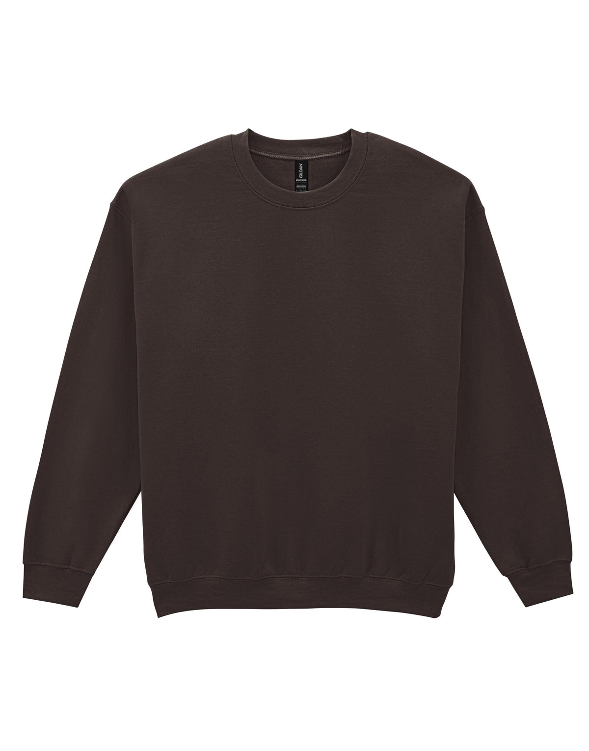 18000 Gildan Heavy Blend Adult Crew Sweatshirt - Dark Chocolate - 18000