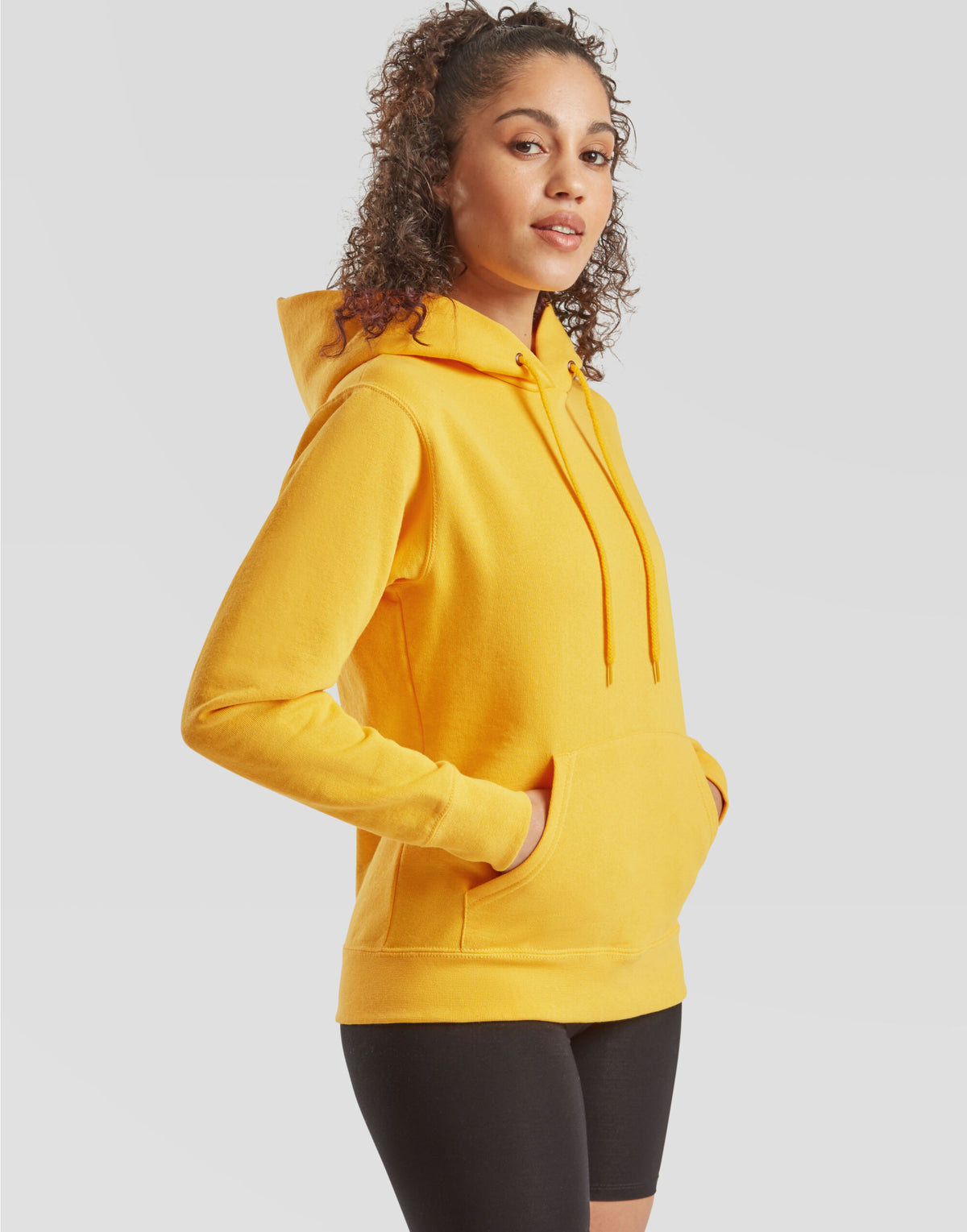 62038 FOTL Ladies Classic Hooded Sweat - Sunflower - 62038