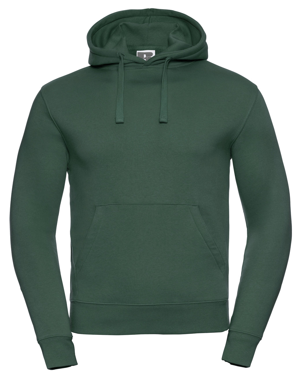 265M Russell Mens Authentic Hooded Sweat - Bottle Green - 265M
