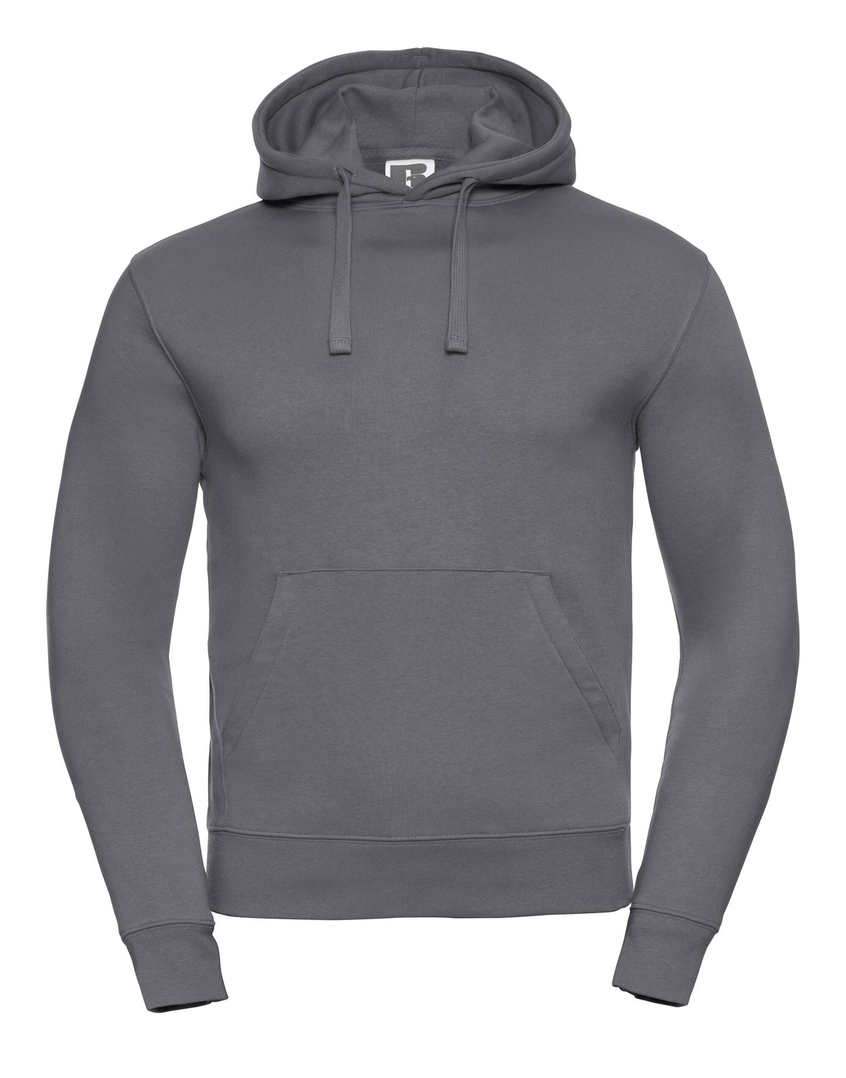 265M Russell Mens Authentic Hooded Sweat - Convoy Grey - 265M