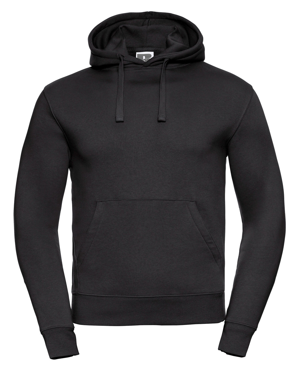 265M Russell Mens Authentic Hooded Sweat - Black - 265M