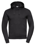 265M Russell Mens Authentic Hooded Sweat - Black - 265M
