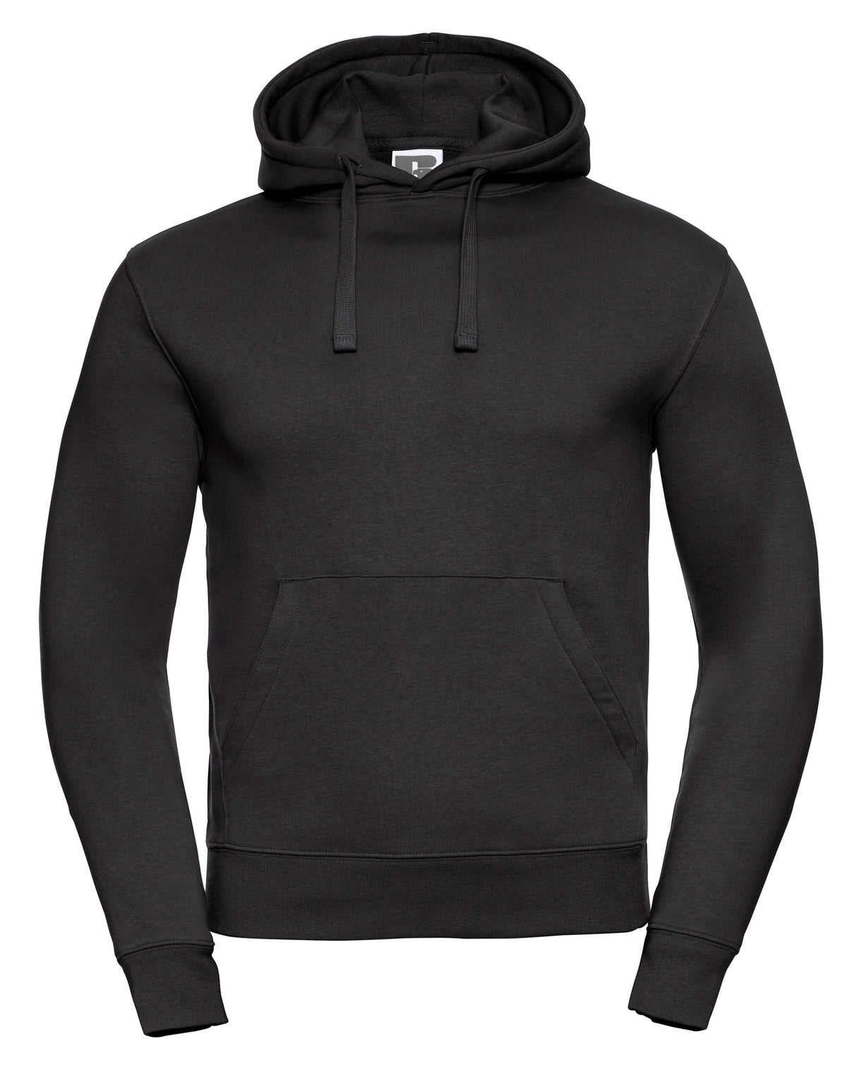 265M Russell Mens Authentic Hooded Sweat - Black - 265M