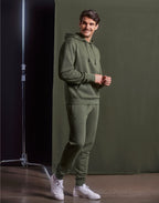 265M Russell Mens Authentic Hooded Sweat - Olive - 265M