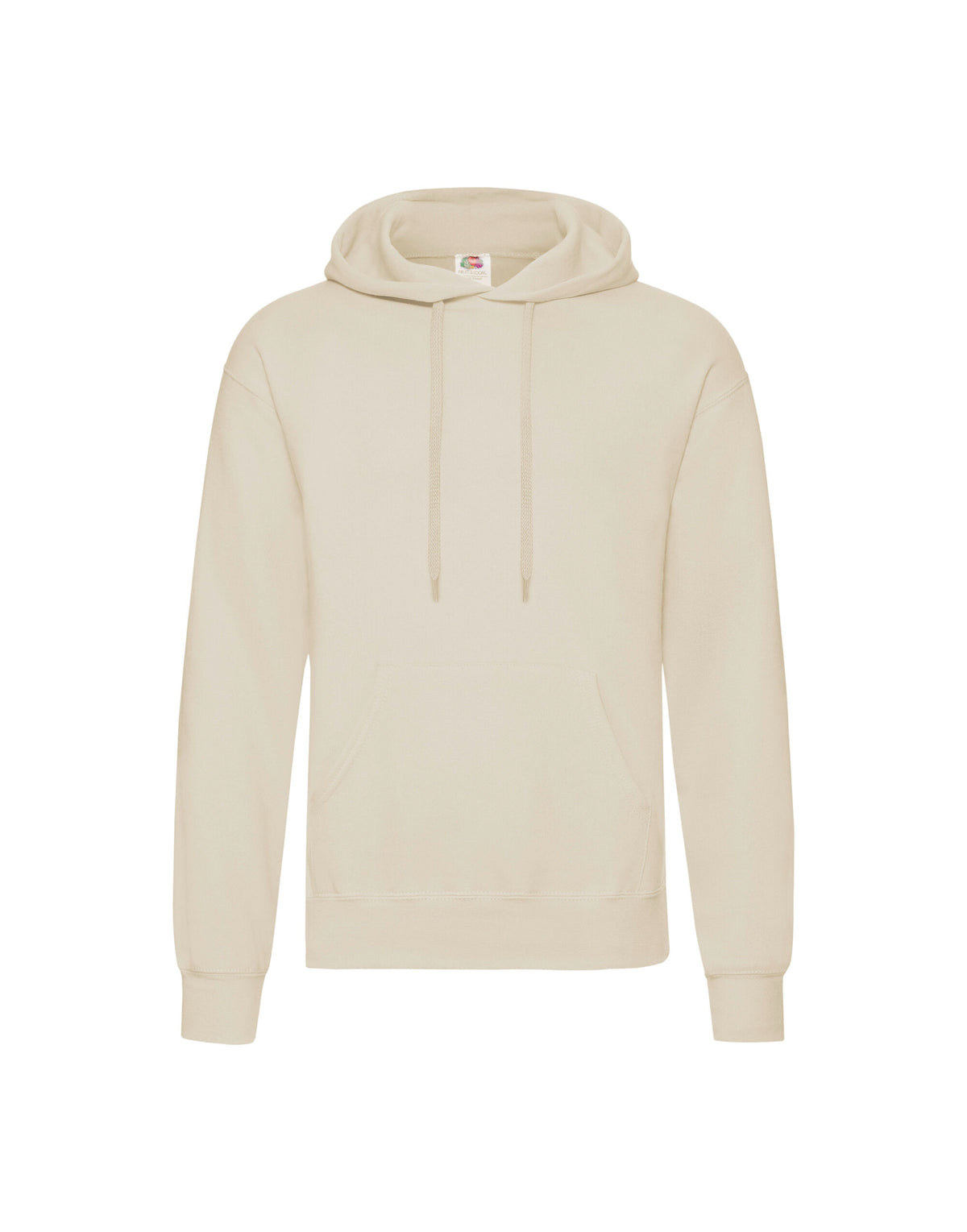 62208 FOTL Mens Classic Hooded Sweat - Natural - 62208
