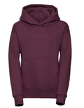 575B Russell Kids Hooded Sweatshirt - Burgundy - 575B