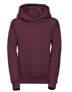 575B Russell Kids Hooded Sweatshirt - Burgundy - 575B