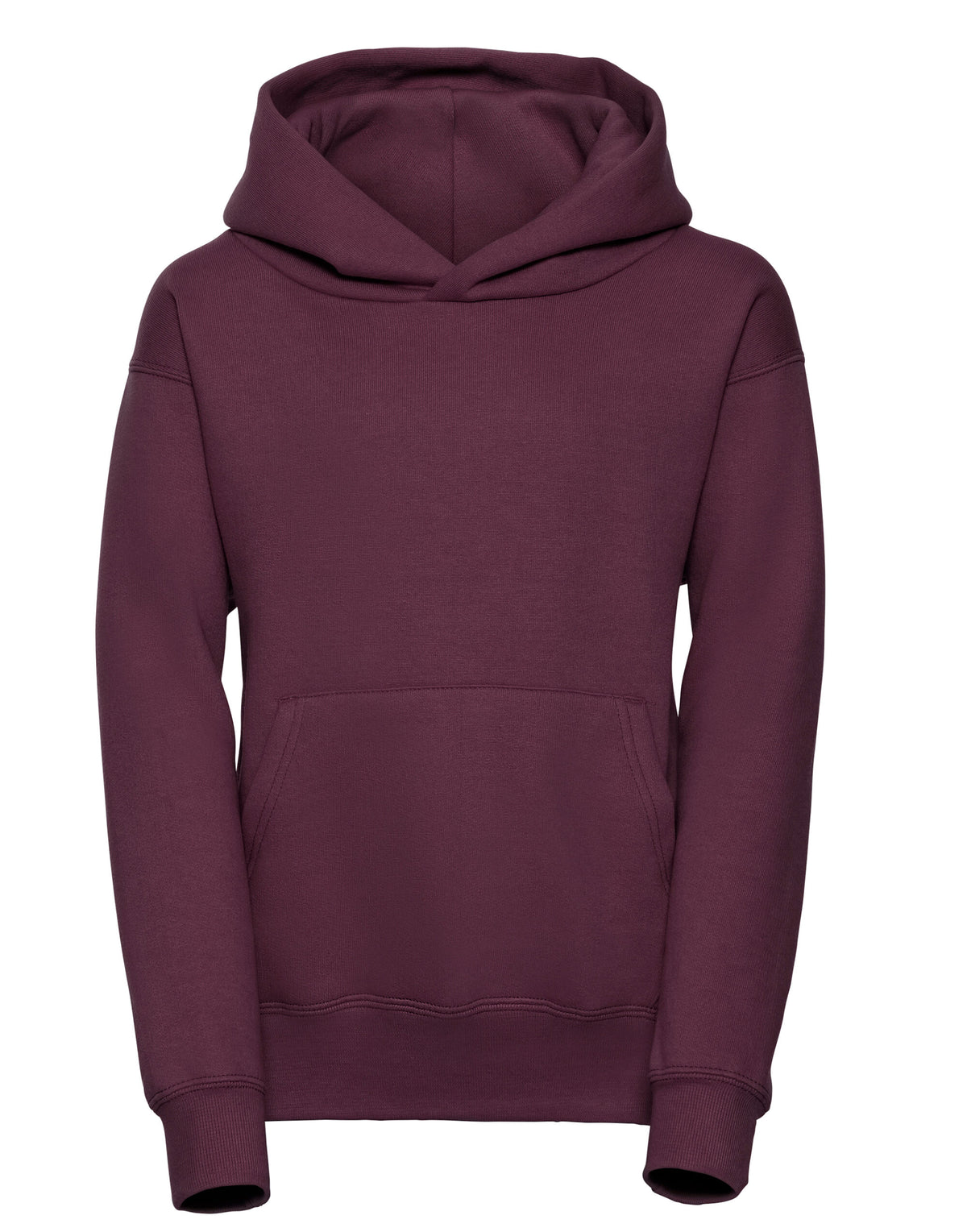 575B Russell Kids Hooded Sweatshirt - Burgundy - 575B