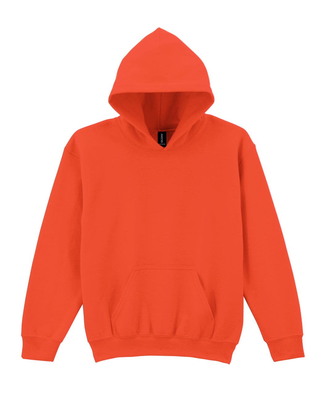 18500B Gildan Heavy Blend Youth Hood Sweatshirt - Orange - 18500B