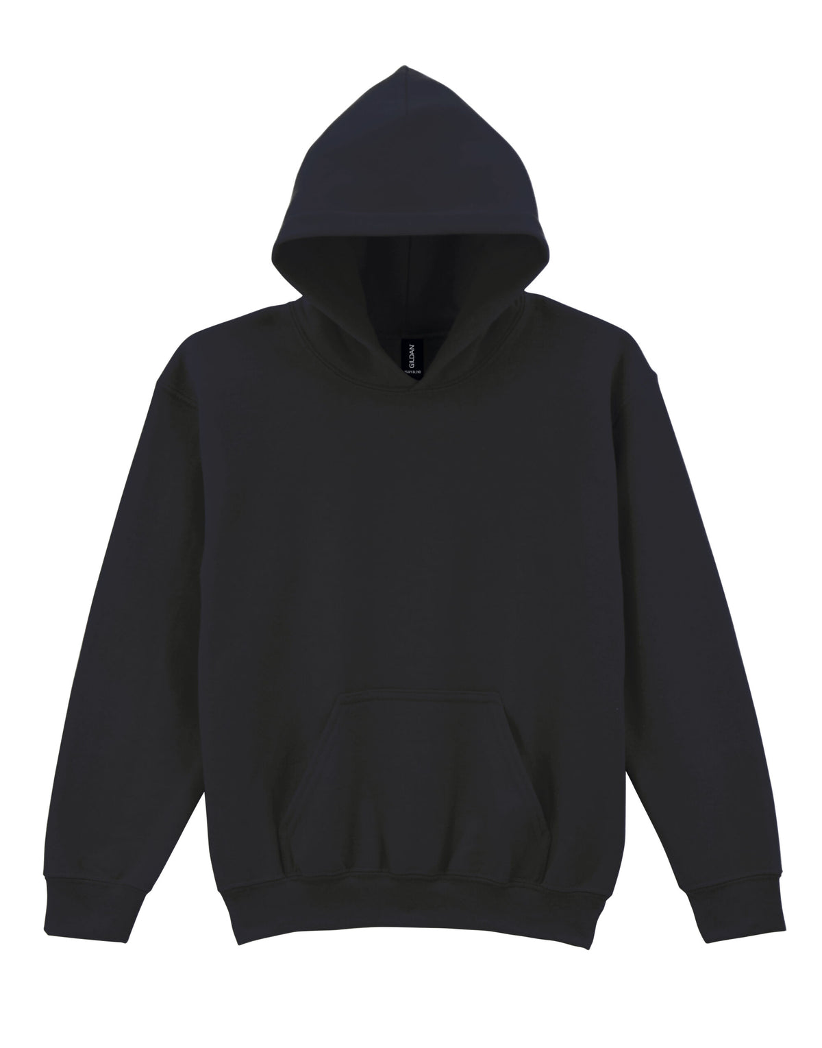 18500B Gildan Heavy Blend Youth Hood Sweatshirt - Black - 18500B