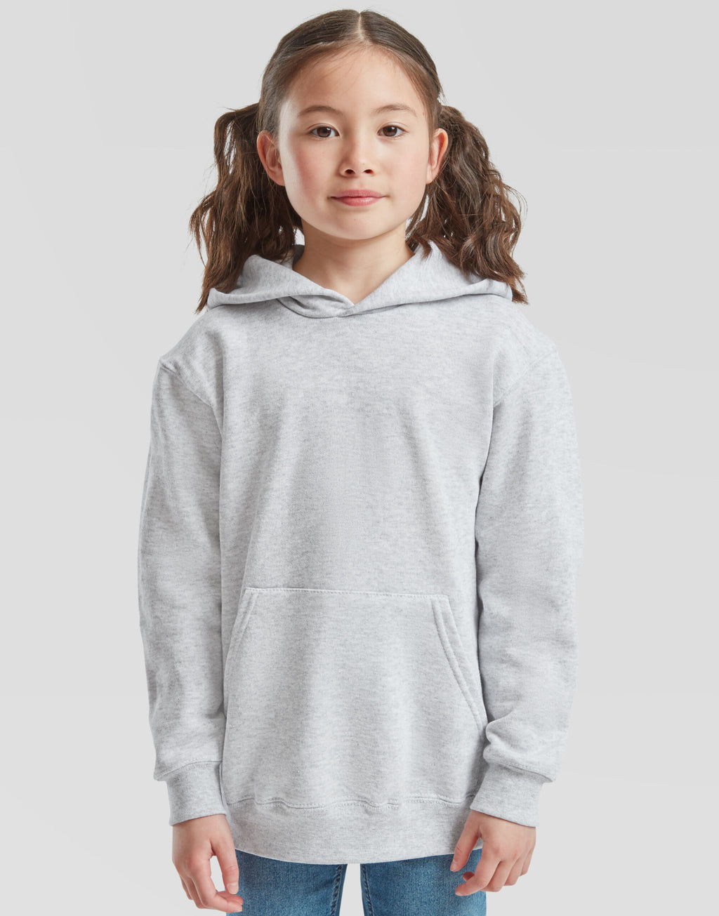 62043 FOTL Kids Classic Hooded Sweat - Heather Grey - 62043