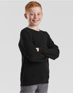 62039 FOTL Kids Classic Raglan Sweat - Black - 62039