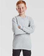 62039 FOTL Kids Classic Raglan Sweat - Heather Grey - 62039