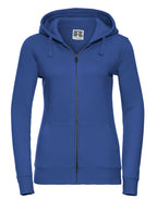 266F Russell Ladies Authentic Zipped Hood Jkt - Bright Royal - 266F