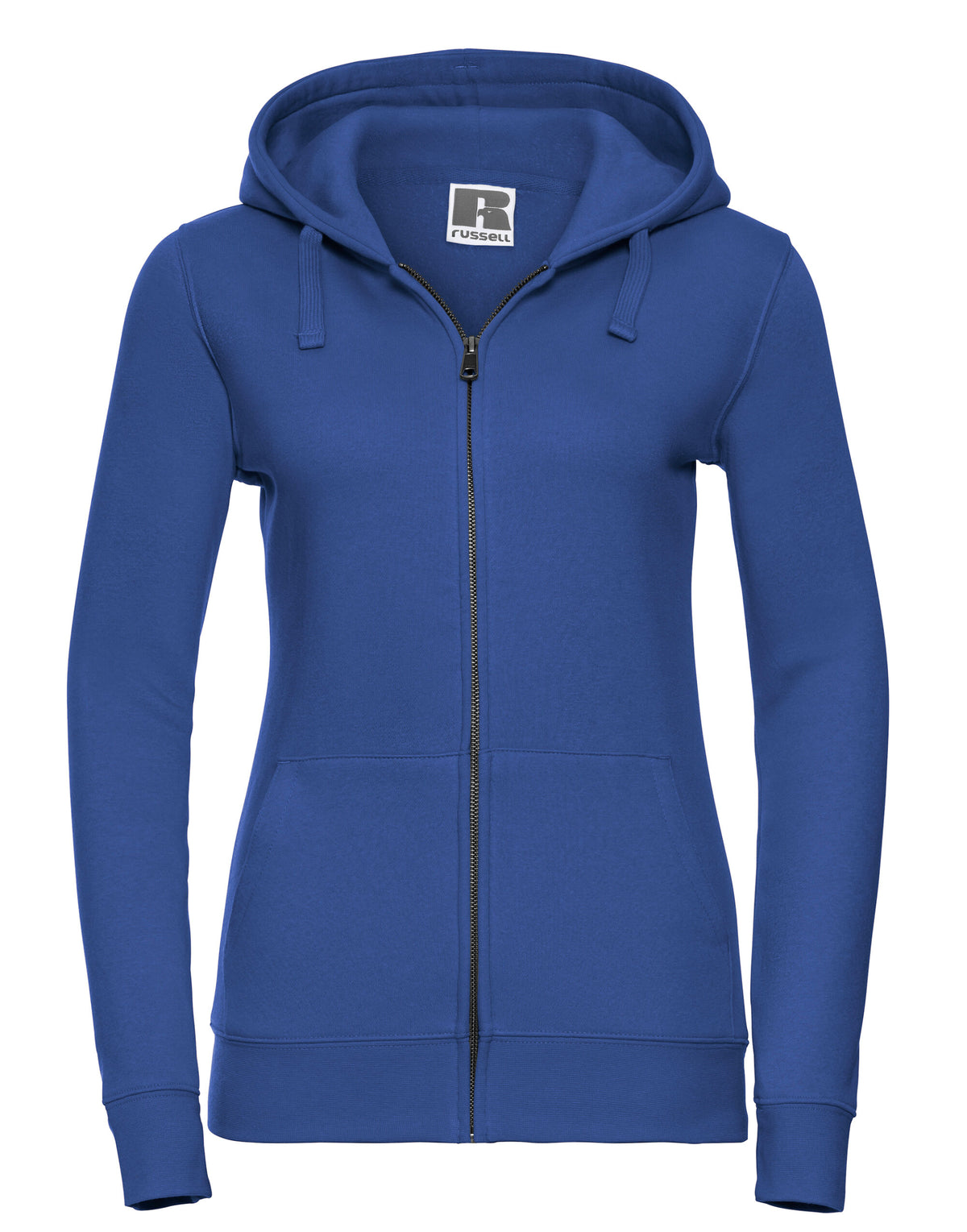266F Russell Ladies Authentic Zipped Hood Jkt - Bright Royal - 266F