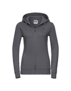266F Russell Ladies Authentic Zipped Hood Jkt - Convoy Grey - 266F