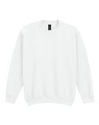 18000B Gildan Heavy Blend Youth Crew Sweatshirt - White - 18000B