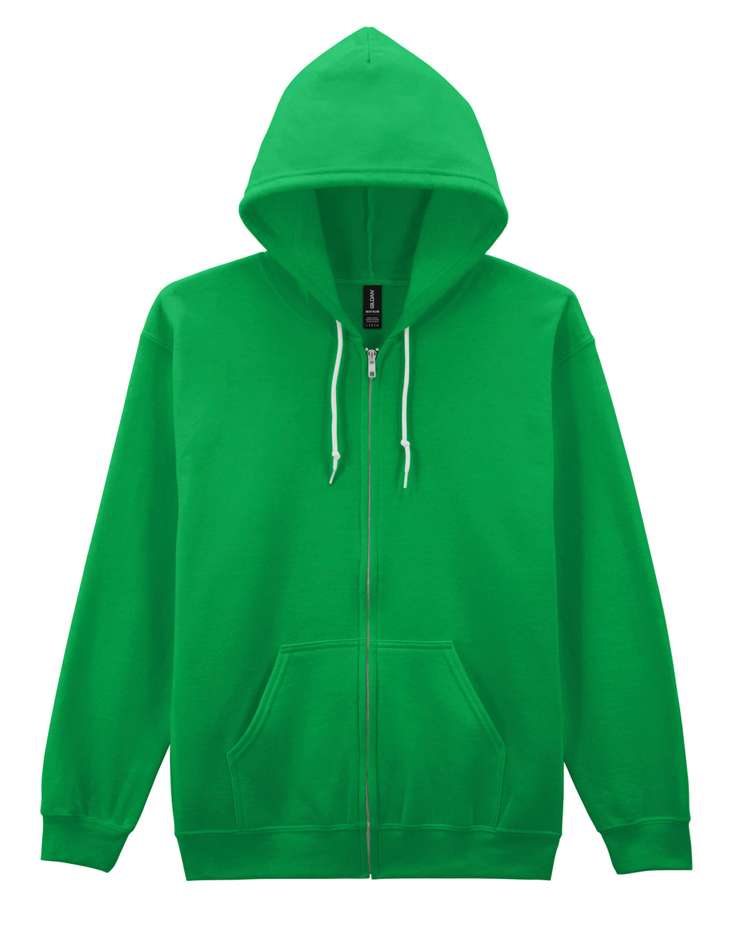 18600 Gildan Heavy Blend Adult Zip Hood Sweat - Irish Green - 18600
