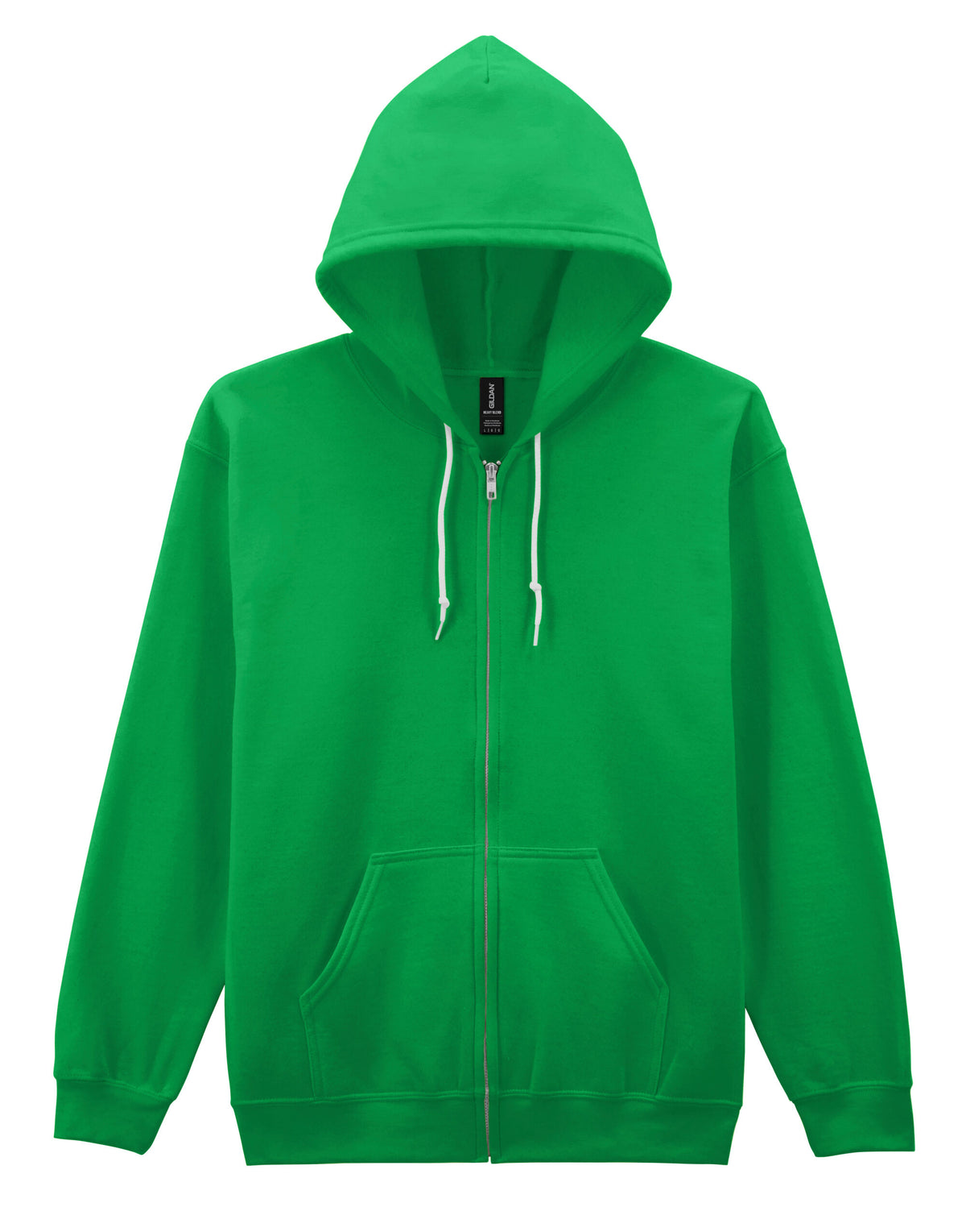 18600 Gildan Heavy Blend Adult Zip Hood Sweat - Irish Green - 18600