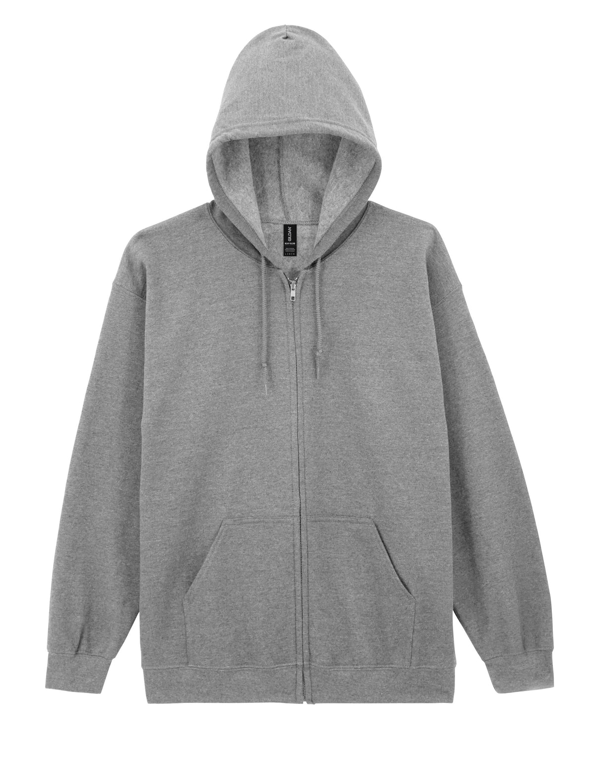 18600 Gildan Heavy Blend Adult Zip Hood Sweat - Sport Grey - 18600