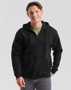 62062 FOTL Mens Classic Hooded Sweat Jacket - Black - 62062