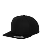 6089M Flexfit Classic Snapback Cap - Black - 6089M