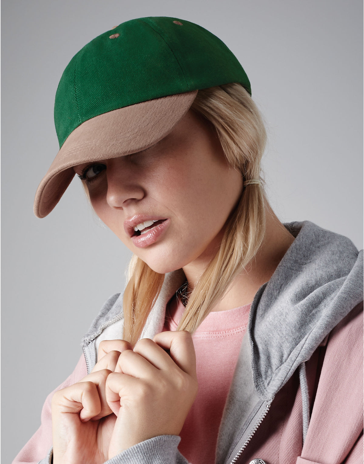 B57 Beechfield LP Heavy Brushed Cotton Cap