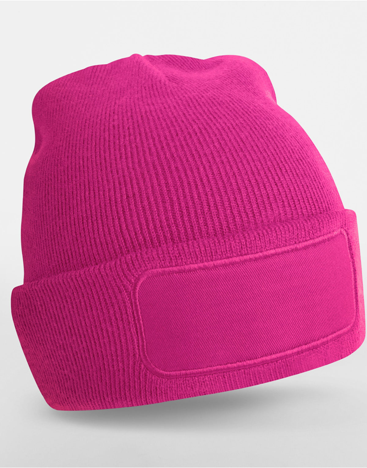 B445 Beechfield Original Patch Beanie - Fuchsia - B445