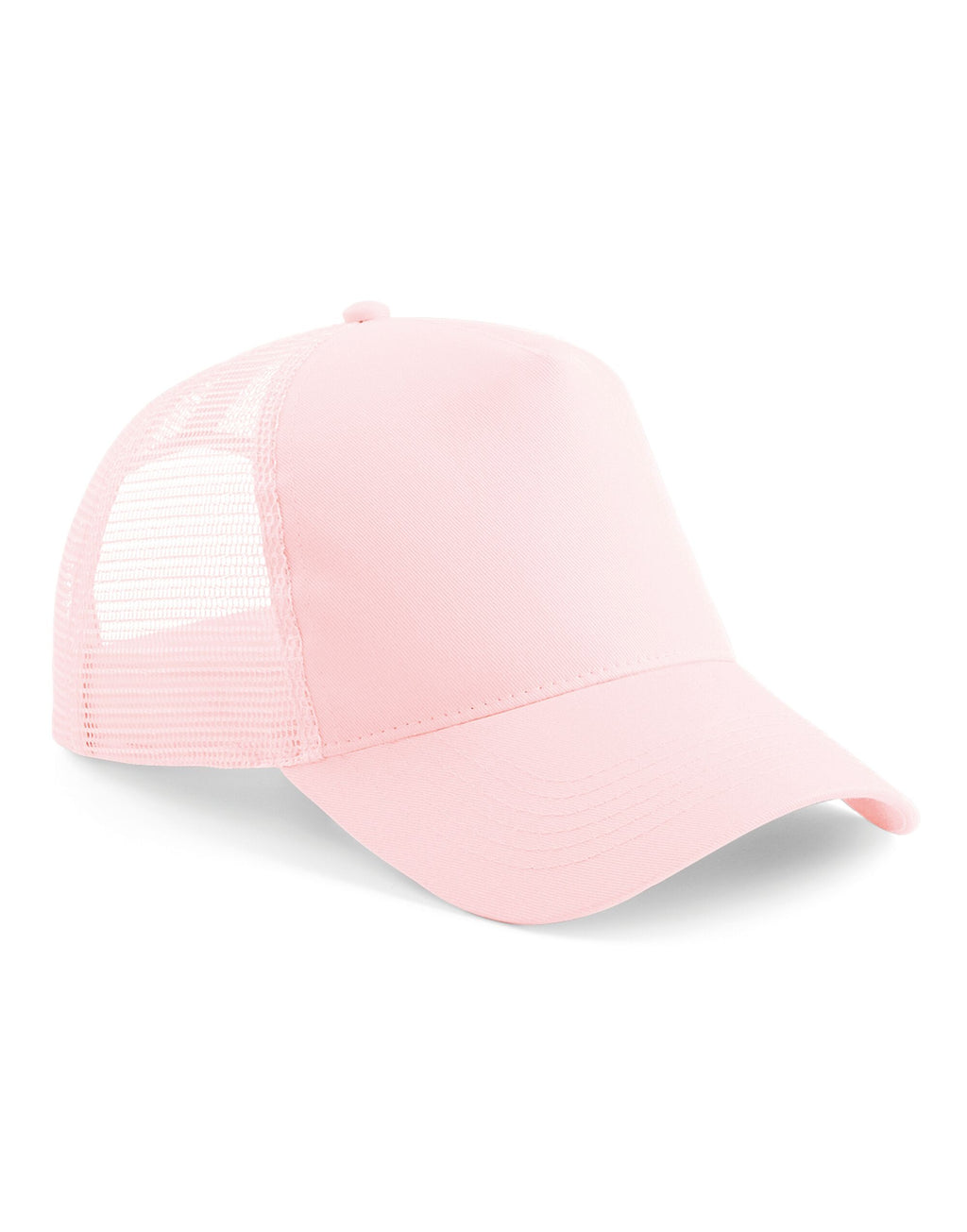 B640 Beechfield Snapback Trucker - Pastel Pink/Pastel Pink - B640