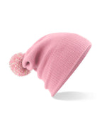 B450 Beechfield Snowstar® Beanie - Dusky Pink/off White - B450