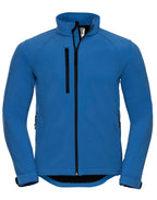 140M Russell Mens Softshell Jacket - Azure Blue - 140M