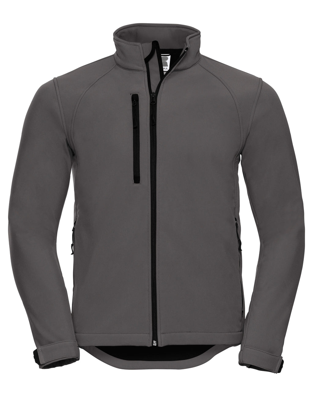 140M Russell Mens Softshell Jacket - Titanium - 140M