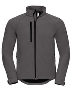 140M Russell Mens Softshell Jacket - Titanium - 140M