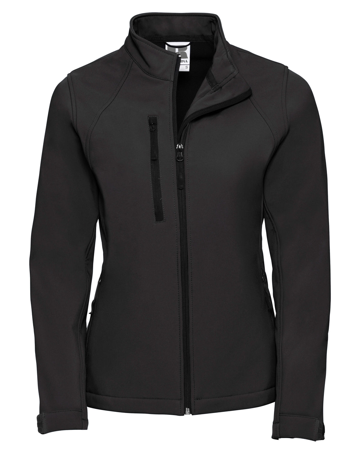 140F Russell Ladies Softshell Jacket - Black - 140F