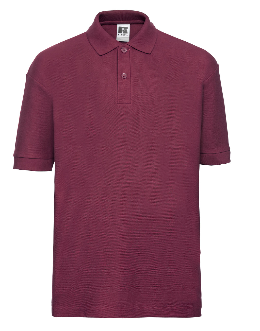 539B Russell Kids Classic Polo - Burgundy - 539B